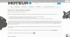 Desktop Screenshot of moteurplus.com